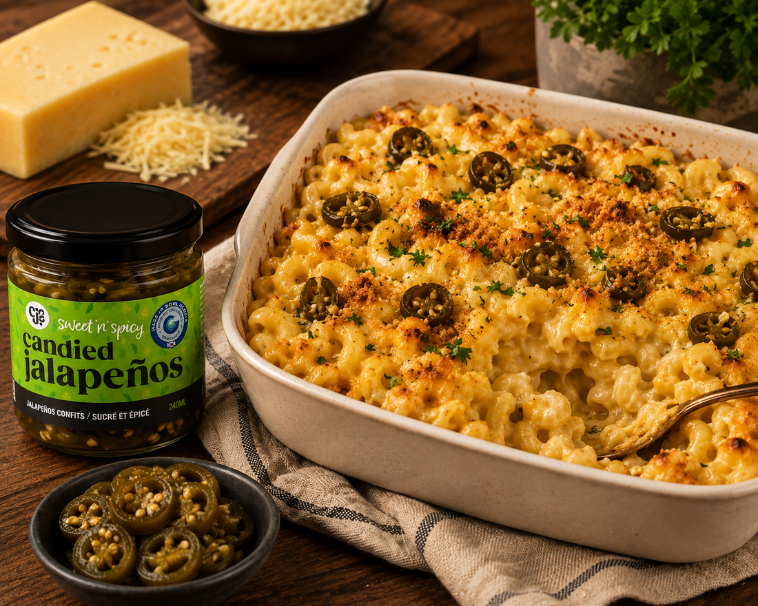 Candied Jalapeño Mac & Cheese