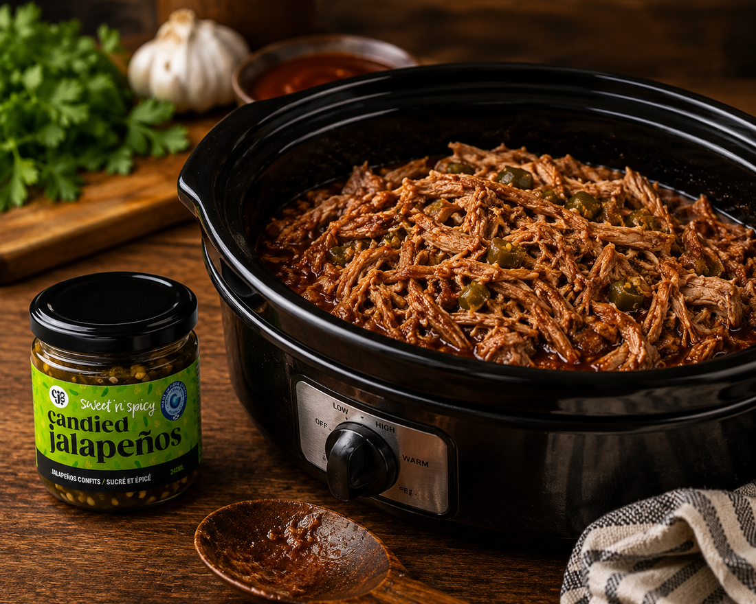 Candied Jalapeño Pulled Pork