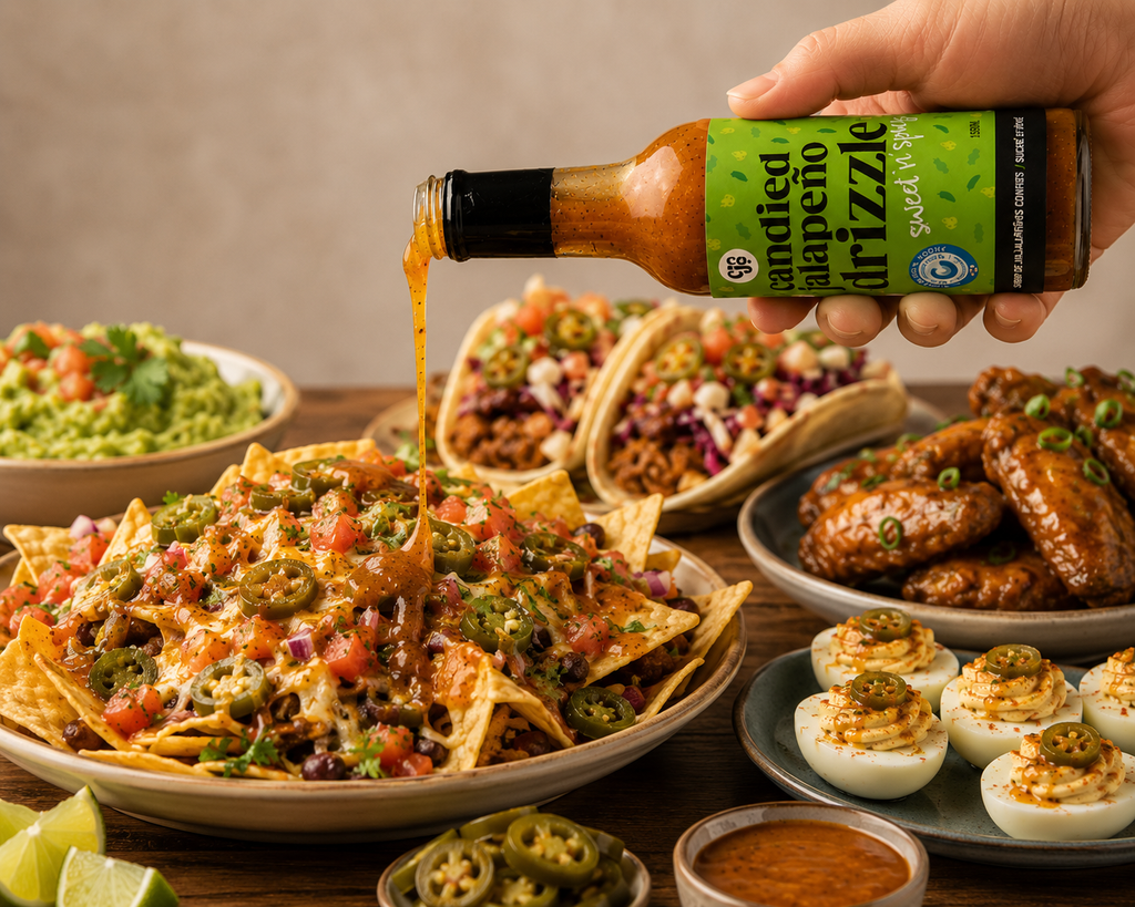 Sweet n' Spicy Candied Jalapeno Drizzle - 6 pack