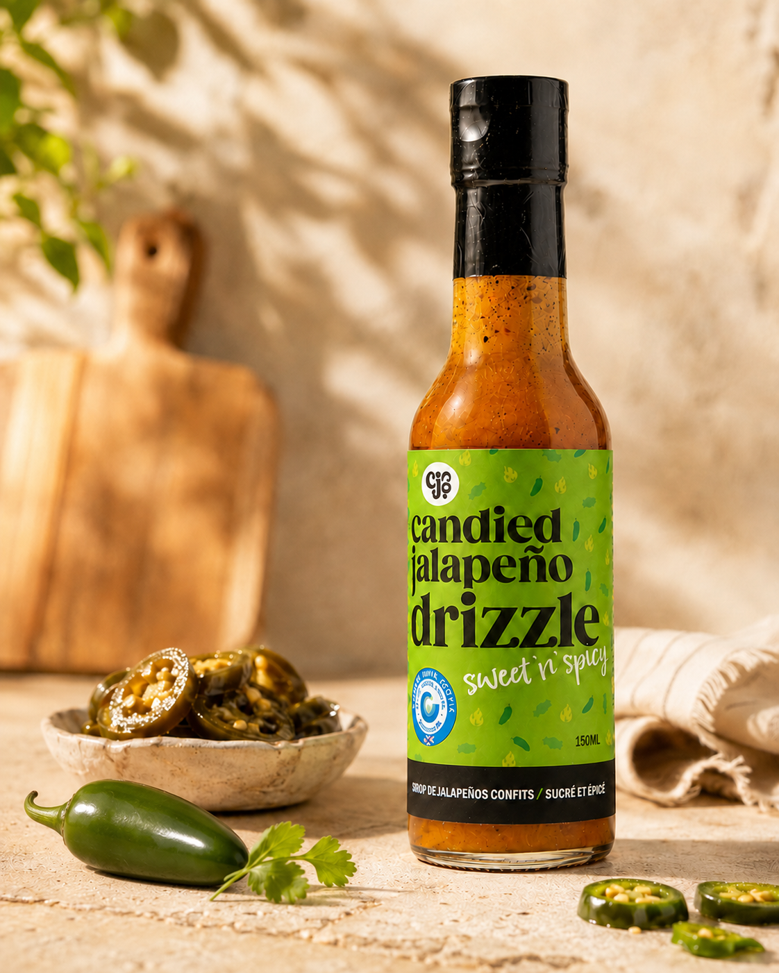 Sweet n' Spicy Candied Jalapeno Drizzle - 6 pack