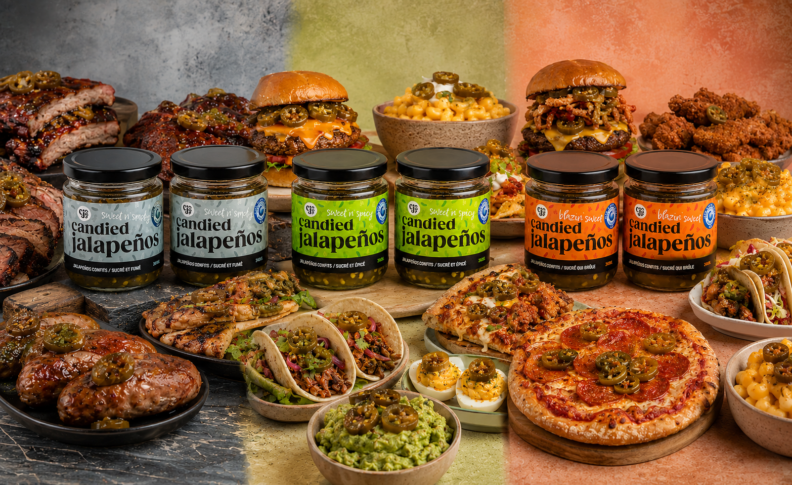 Candied Jalapenos - Variety Pack - 2 of each flavour