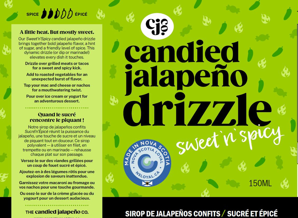 Sweet n' Spicy Candied Jalapeno Drizzle - 6 pack