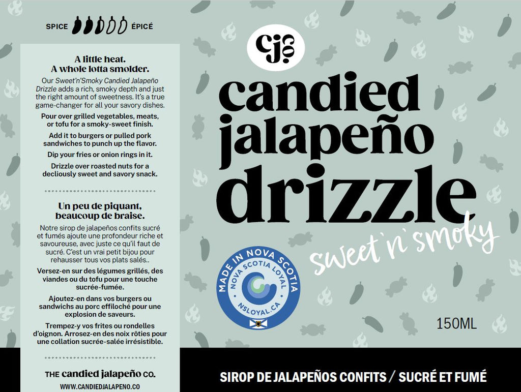 Sweet n' Smoky Candied Jalapeno Drizzle - 6 pack